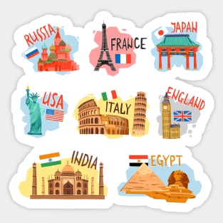 Tourist Vacation Sticker